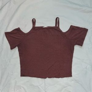 Cold Shoulder Crop Top